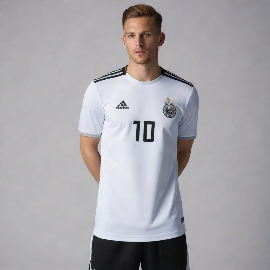 A stylish soccer jersey