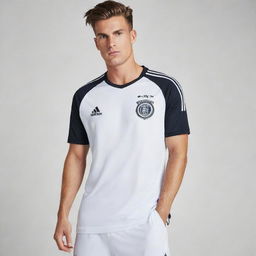 A stylish soccer jersey