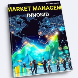 A visually striking cover that conveys themes of market management, innovation, and global markets