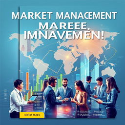 A visually striking cover that conveys themes of market management, innovation, and global markets