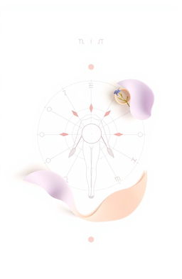 A minimalist aesthetic representation of astrology and human design, featuring astrological symbols and human design charts in a clean, modern layout