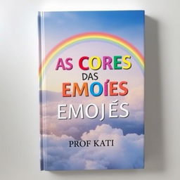 A captivating book cover featuring a vibrant rainbow arching across the sky, symbolizing a spectrum of emotions