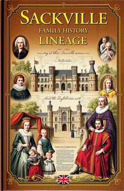 An illustrated historical non-fiction book covering the Sackville family lineage from 1066 to 2024