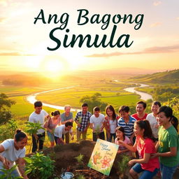 A vibrant and hopeful image representing 'Ang Bagong Simula' (The New Beginning)