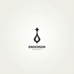 A sleek and modern logo design for the name 'Enderson'