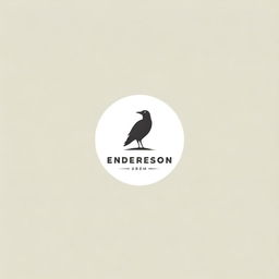 A sleek and modern logo design for the name 'Enderson'