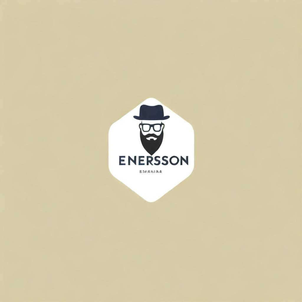 A stylish and professional logo for the name 'Enderson Santana'