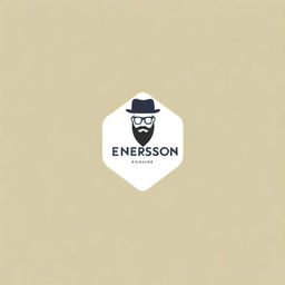 A stylish and professional logo for the name 'Enderson Santana'