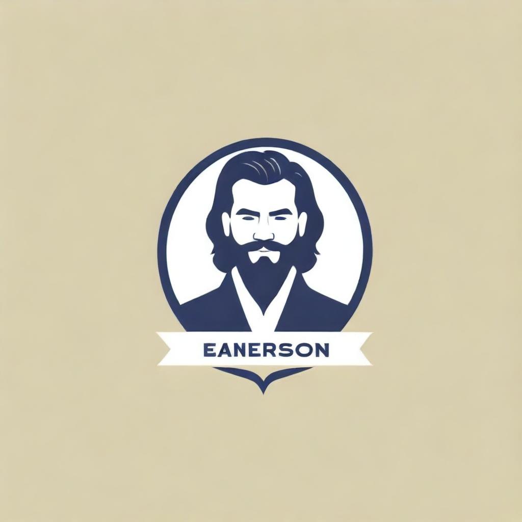 A stylish and professional logo for the name 'Enderson Santana'