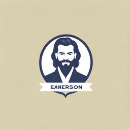 A stylish and professional logo for the name 'Enderson Santana'