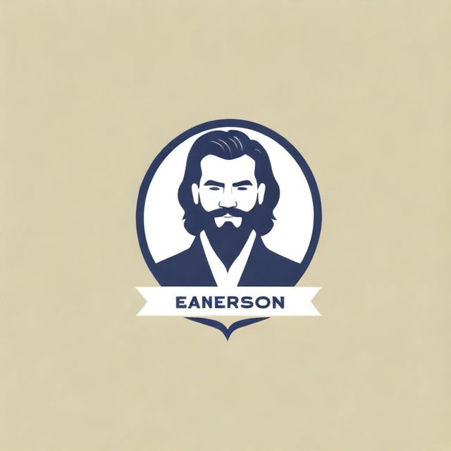 A stylish and professional logo for the name 'Enderson Santana'