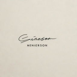 An elegant and sophisticated signature for the name 'Enderson'