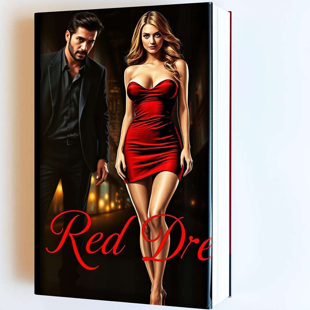 A captivating book cover for a romantic novel centered around the mafia theme