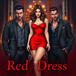 A captivating book cover for a romantic novel centered around the mafia theme