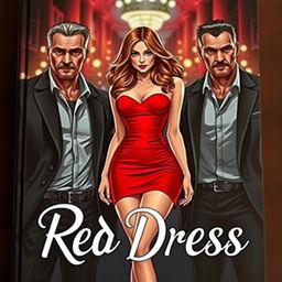 A captivating book cover for a romantic novel centered around the mafia theme