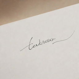 An elegant and sophisticated signature for the name 'Enderson'