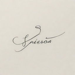 An elegant and sophisticated signature for the name 'Enderson'