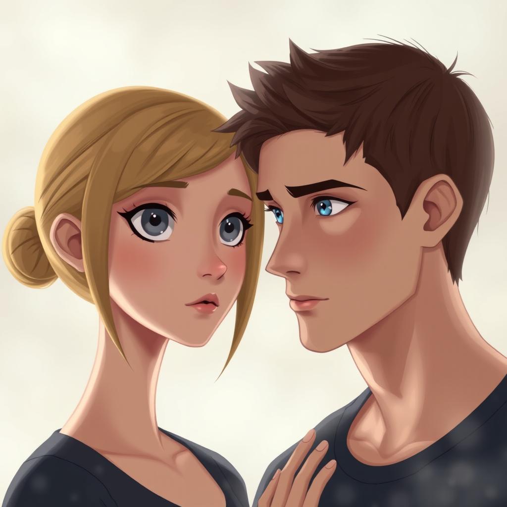 A heartfelt scene titled "Love" featuring Tris and Four from the Divergent series