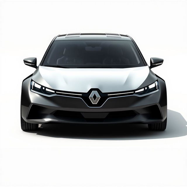 A compact electric car design for Renault with a sporty and aggressive aesthetic