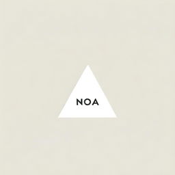 Design a professional and sleek logo for a brand named 'Noa'. The logo should incorporate a modern typeface and neutral colors to convey sophistication and elegance.