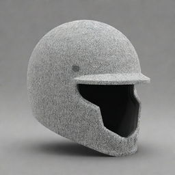 Generate an imaginative image of a helmet meticulously created from the letters N, O, and A. Maintain a clear recognition of the letters while ensuring the helmet's practical design.