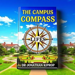 A book cover featuring the title "THE CAMPUS COMPASS" prominently displayed at the top