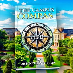 A book cover featuring the title "THE CAMPUS COMPASS" prominently displayed at the top