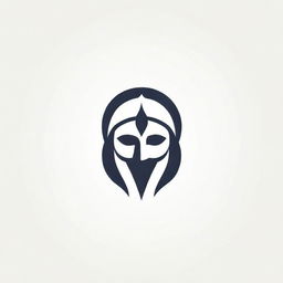 Design a logo that embodies the likeness of a warrior's helmet, creatively incorporating the letters 'NOA'. The design should amplify the powerful and brave connotations of a warrior.