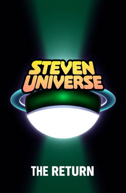 A striking and clear title design for 'Steven Universe: The Return', matching the original series style with bold, vivid letters