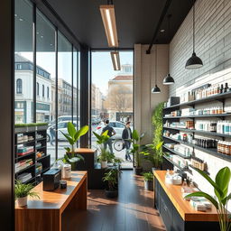 A modern pharmacy located on Gran Vía, Madrid