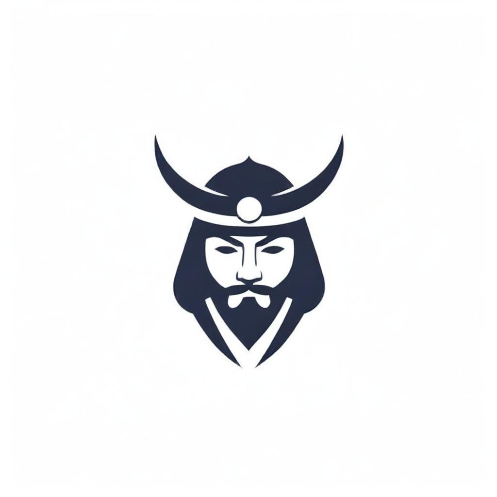 Create a logo inspired by the intricate and symbolic samurai's headgear, seamlessly incorporating the letters 'N', 'O' and 'A'. Draw on the headgear's historic and traditional elements for a unique, powerful logo design.