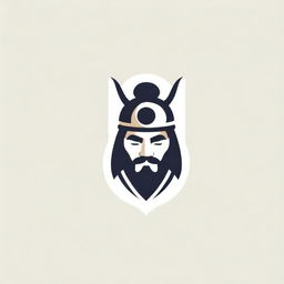 Create a logo inspired by the intricate and symbolic samurai's headgear, seamlessly incorporating the letters 'N', 'O' and 'A'. Draw on the headgear's historic and traditional elements for a unique, powerful logo design.