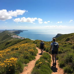 A scenic hiking trail in Cádiz, showcasing the natural beauty of the region