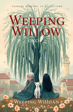 A book cover titled 'Weeping Willow', set in Portugal