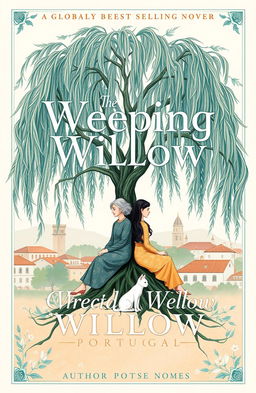 A book cover titled 'Weeping Willow', set in Portugal