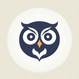 Design a lettermark that embodies the appearance of an owl, using the letters 'N', 'O', and 'A'. The design should merge these letters into a creative representation, mirroring the unique features of an owl.