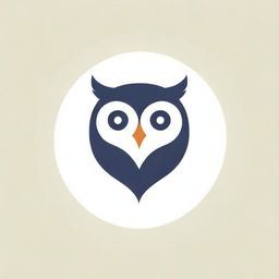 Design a lettermark that embodies the appearance of an owl, using the letters 'N', 'O', and 'A'. The design should merge these letters into a creative representation, mirroring the unique features of an owl.