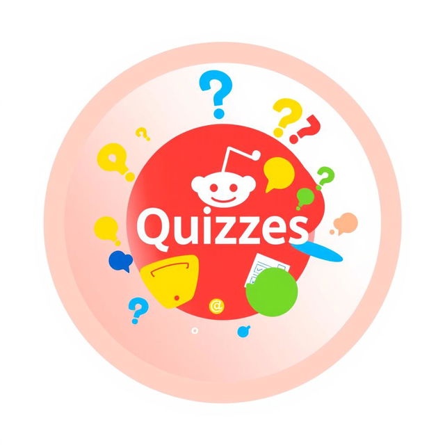 An abstract icon representing 'Best Quizzes Reddit', designed to have a distinctly 'quizzy' feel