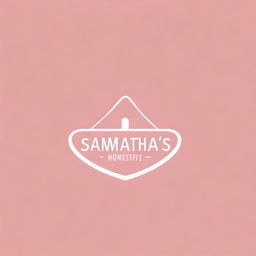 Design a logo with text that says 'Samantha's Homestyle Atchara' in bold, visually appealing font. The main color theme should be various shades of pink. Incorporate elements relating to homestyle atchara for a personalized touch.