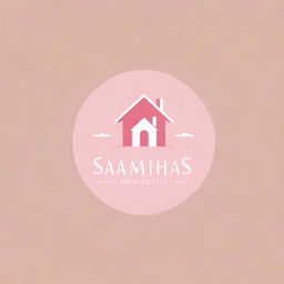 Design a logo with text that says 'Samantha's Homestyle Atchara' in bold, visually appealing font. The main color theme should be various shades of pink. Incorporate elements relating to homestyle atchara for a personalized touch.