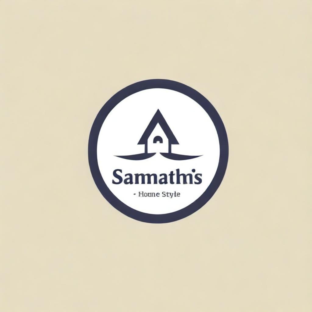 A unique and creative logo for 'Samantha's Homestyle Atchara'. Feature elements related to homemade atchara for a personalized touch. Use a modern and attractive font style for the text.