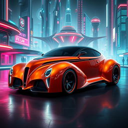 An avant-garde exotic supercar that seamlessly merges the classic design of a 1939 Chevrolet Coupe widebody with the futuristic, innovative features of a BMW SUV