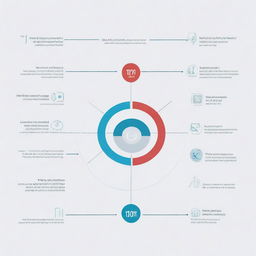 Visualize statistical decision theory as an infographic, showcasing different procedures for optimal decision-making under uncertainty.