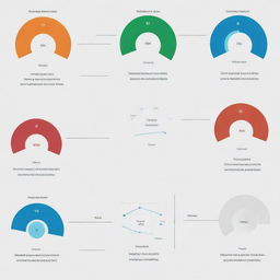 Visualize statistical decision theory as an infographic, showcasing different procedures for optimal decision-making under uncertainty.