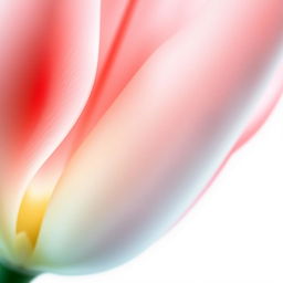 A softly rendered image of a faint tulip, beautifully watercolored with whimsical strokes