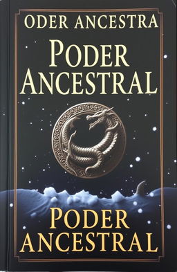 A book cover featuring a dark background with the title 'Poder Ancestral' prominently displayed