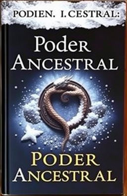 A book cover featuring a dark background with the title 'Poder Ancestral' prominently displayed