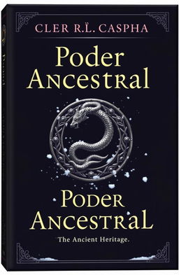 A book cover featuring a dark background with the title 'Poder Ancestral' prominently displayed