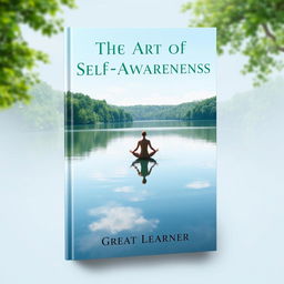 A fresh and engaging book cover for 'The Art of Self-Awareness' by Great Learner