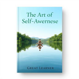 A fresh and engaging book cover for 'The Art of Self-Awareness' by Great Learner